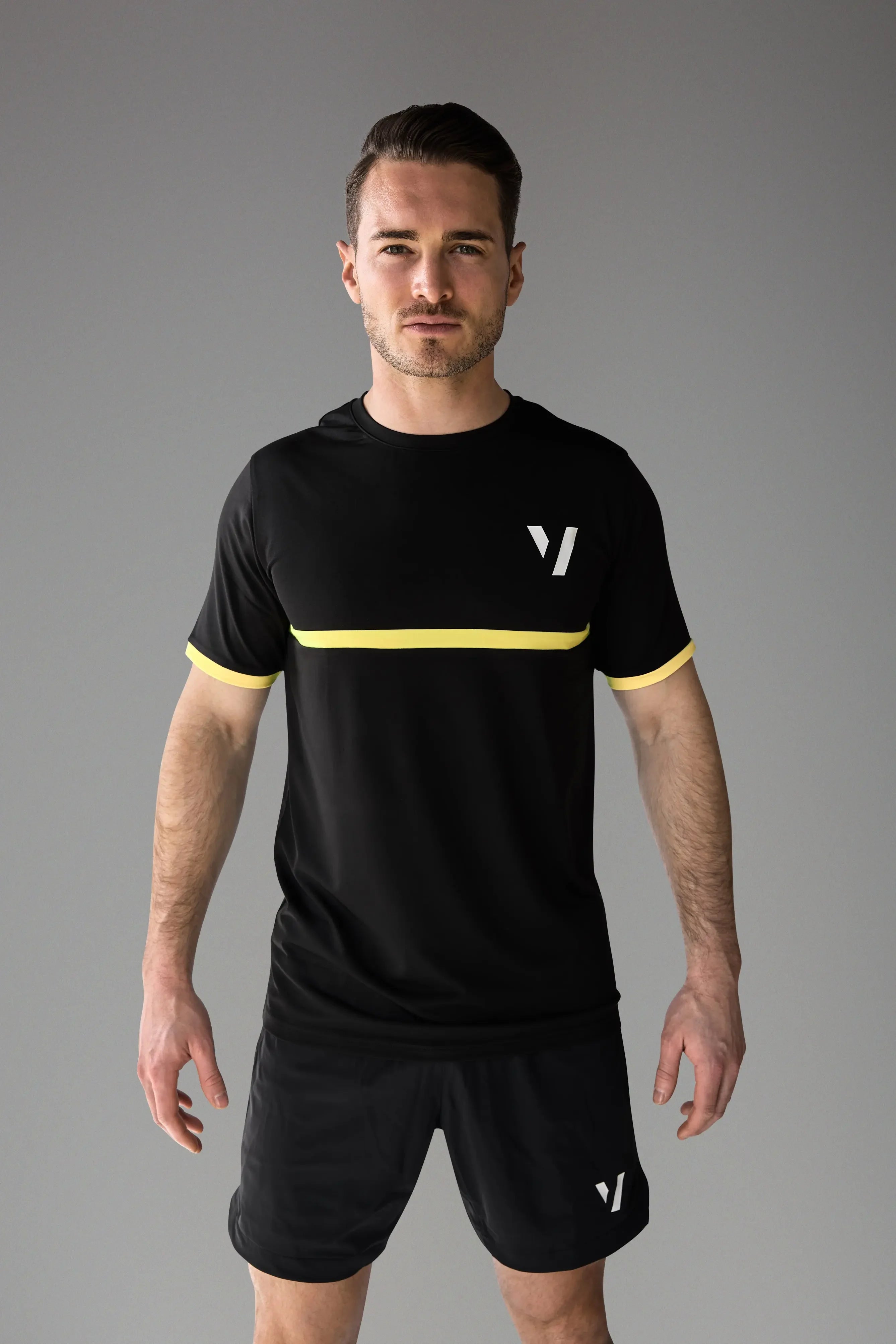 Vexo PrimeFit Match Tee – high-performance tennis t-shirt with a fitted design, breathable DryFit fabric, and lightweight feel for optimal comfort on court.