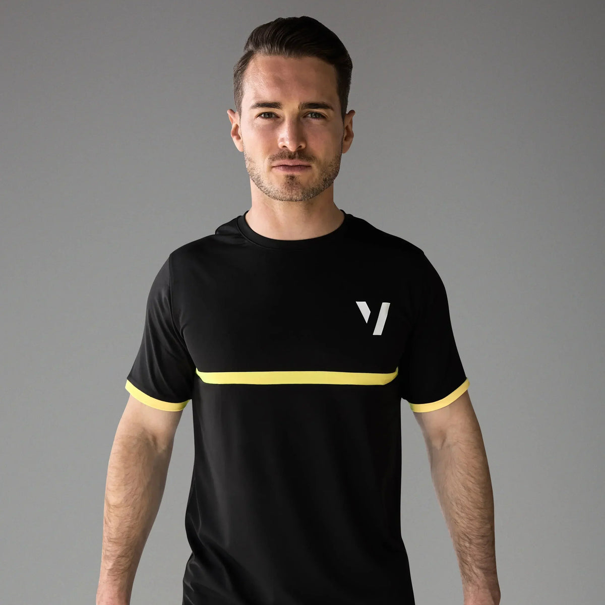 Vexo PrimeFit Match Tee – high-performance tennis t-shirt with a fitted design, breathable DryFit fabric, and lightweight feel for optimal comfort on court.