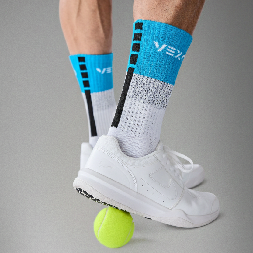 Vexo CourtGrip Tennis Socks 2-Pack