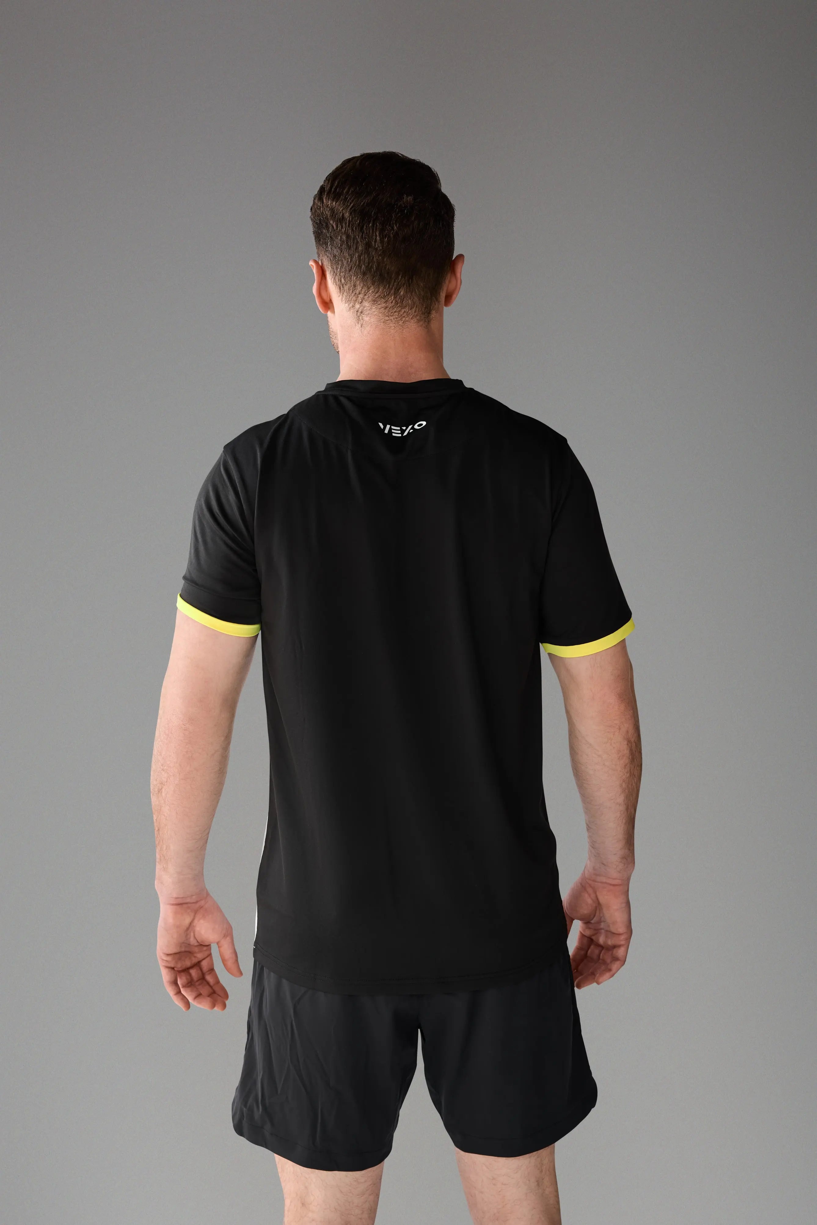 Vexo PrimeFit Match Tee – high-performance tennis t-shirt with a fitted design, breathable DryFit fabric, and lightweight feel for optimal comfort on court.