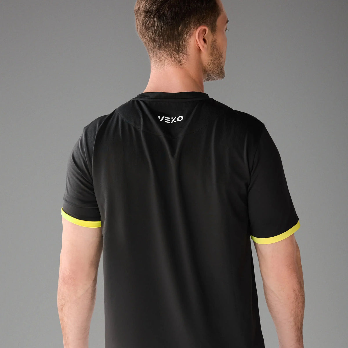 Vexo PrimeFit Match Tee – high-performance tennis t-shirt with a fitted design, breathable DryFit fabric, and lightweight feel for optimal comfort on court.
