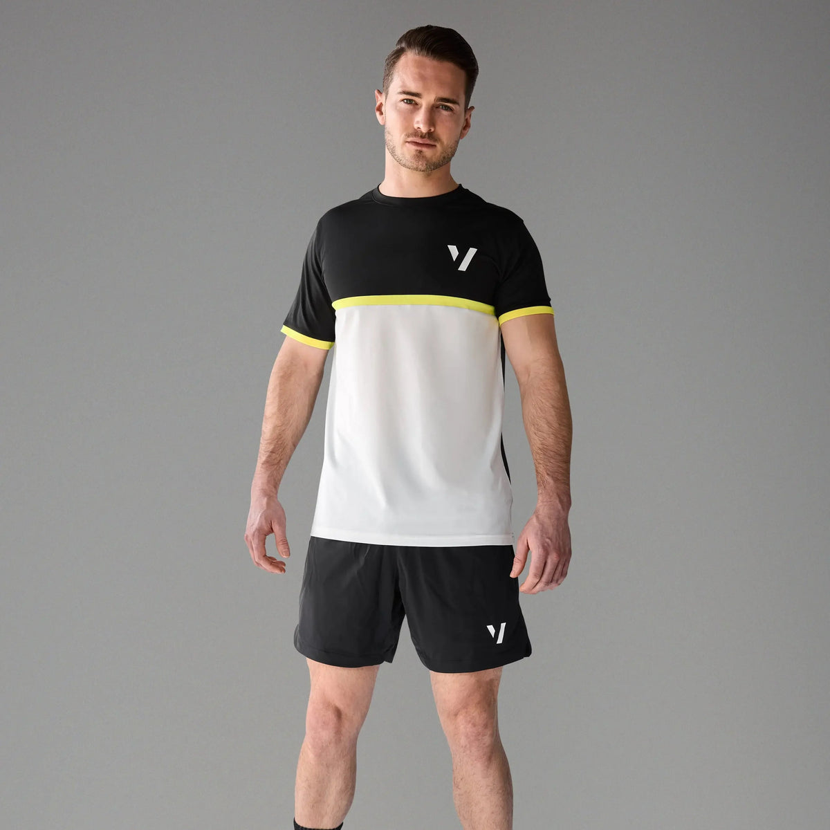 Vexo PrimeFit Match Tee – high-performance tennis t-shirt with a fitted design, breathable DryFit fabric, and lightweight feel for optimal comfort on court.