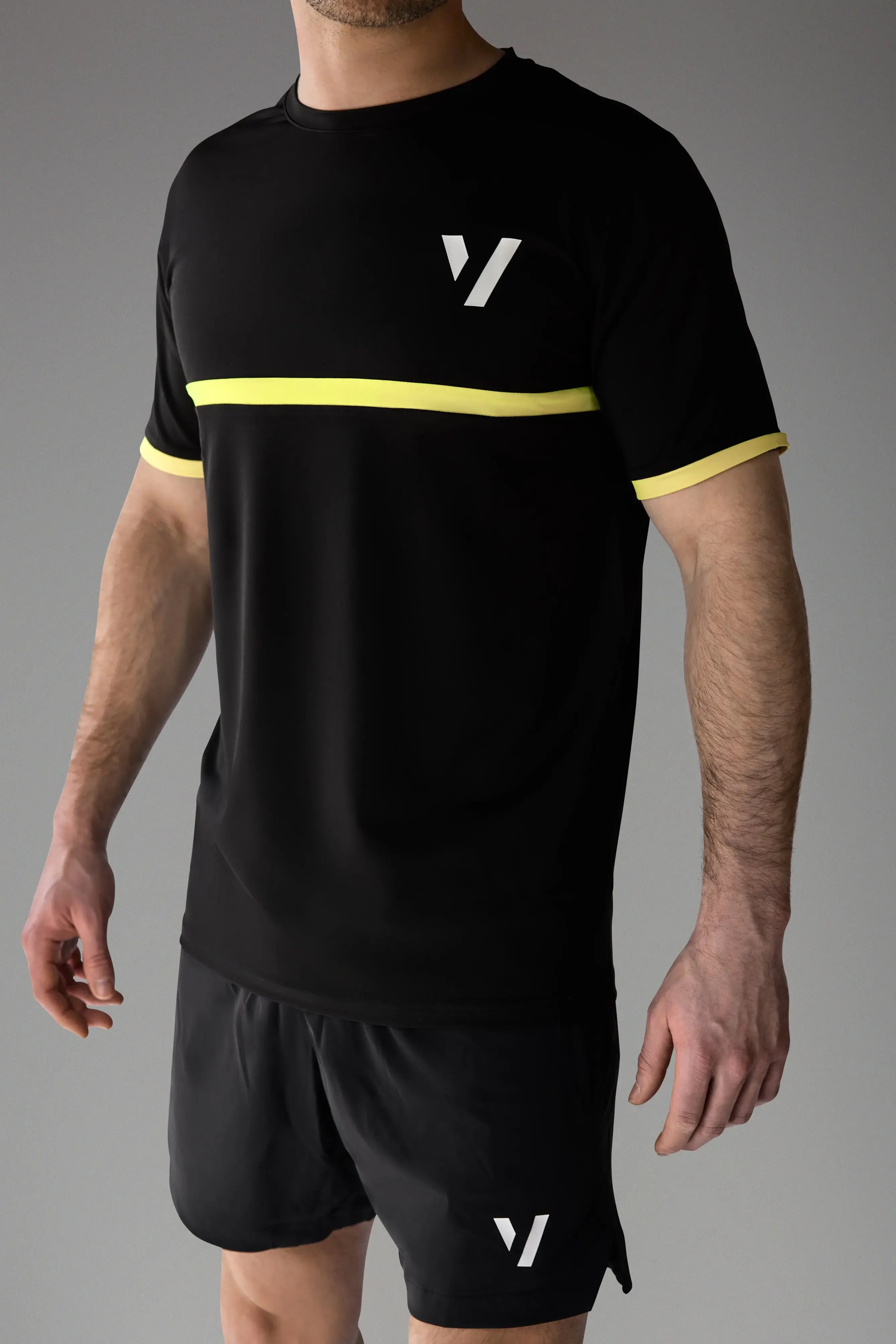 Vexo PrimeFit Match Tee – high-performance tennis t-shirt with a fitted design, breathable DryFit fabric, and lightweight feel for optimal comfort on court.