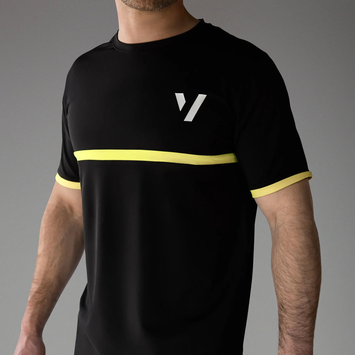 Vexo PrimeFit Match Tee – high-performance tennis t-shirt with a fitted design, breathable DryFit fabric, and lightweight feel for optimal comfort on court.