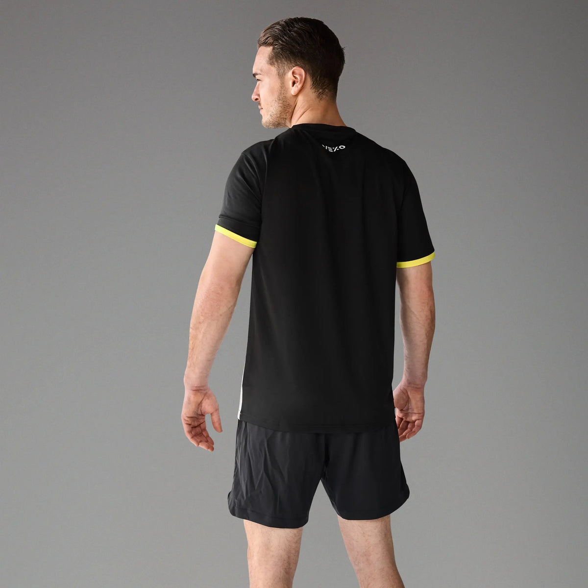 Vexo PrimeFit Match Tee – high-performance tennis t-shirt with a fitted design, breathable DryFit fabric, and lightweight feel for optimal comfort on court.