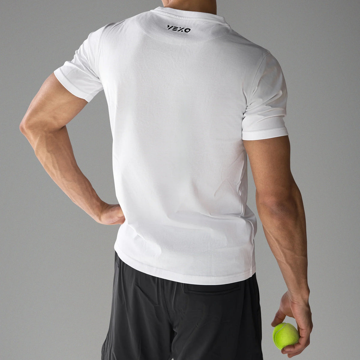 Vexo TrainWell Training T-Shirt – breathable, moisture-wicking athletic shirt designed for high-performance training with a soft, comfortable fit.