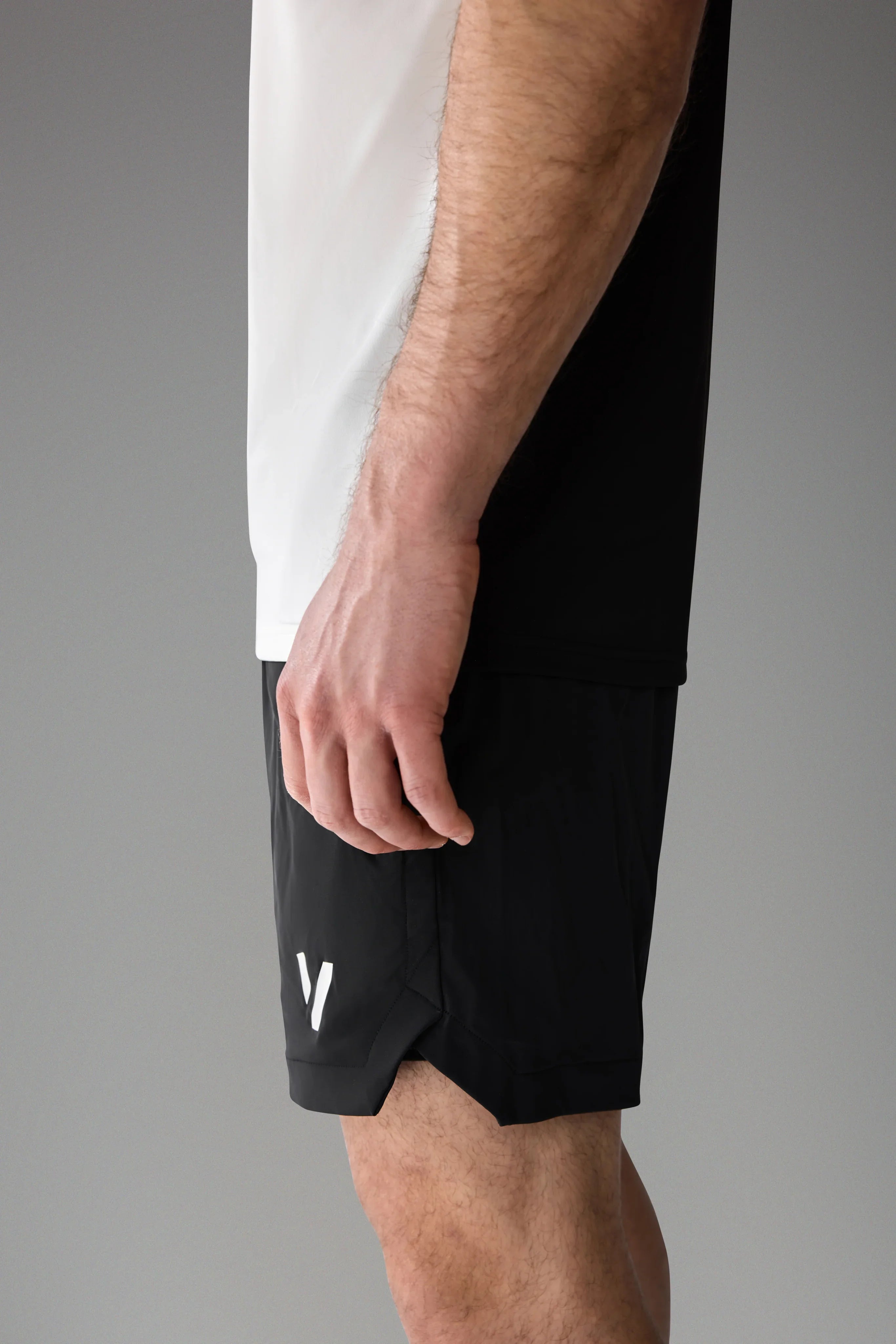 Vexo MatchMove Shorts – lightweight, breathable tennis shorts with built-in compression layer, towel holder, and zip pockets for secure storage.