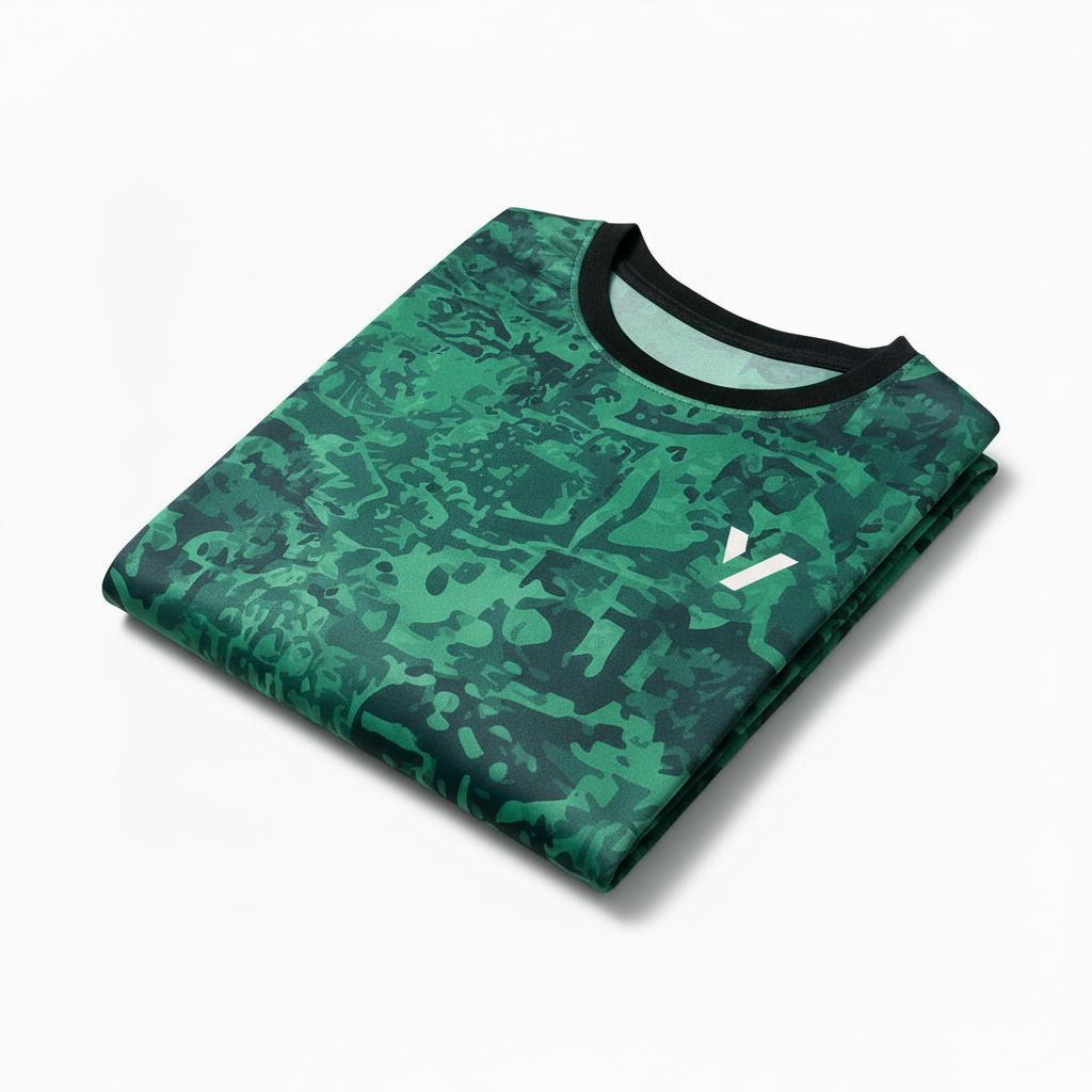 Green Vexo T-shirt, the Predator Tee. 