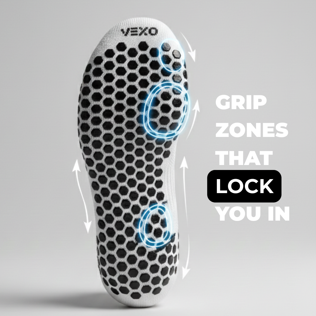 Vexo CourtGrip Tennis Socks 2-Pack
