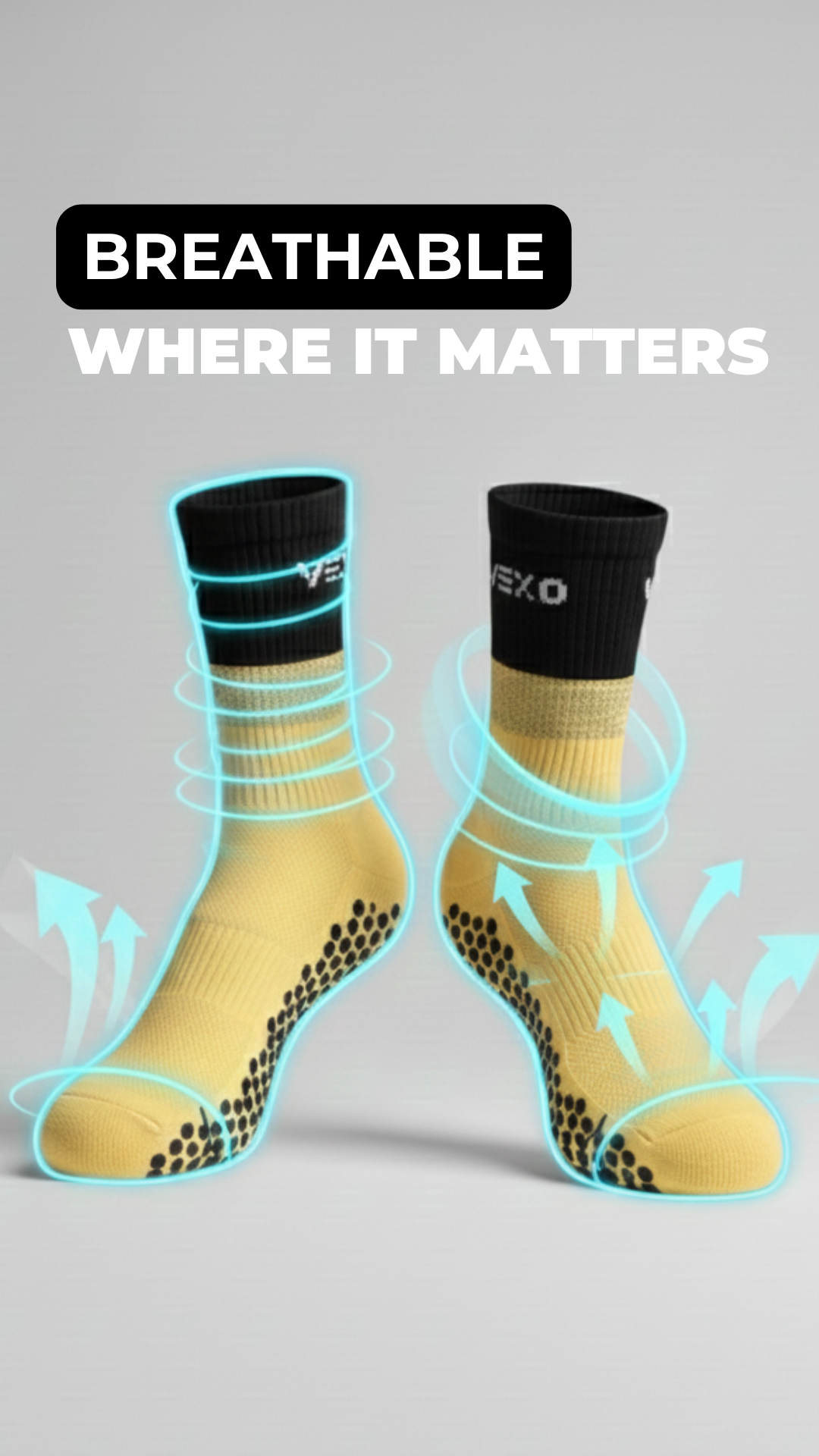 Vexo CourtGrip Tennis Socks 2-er Pack