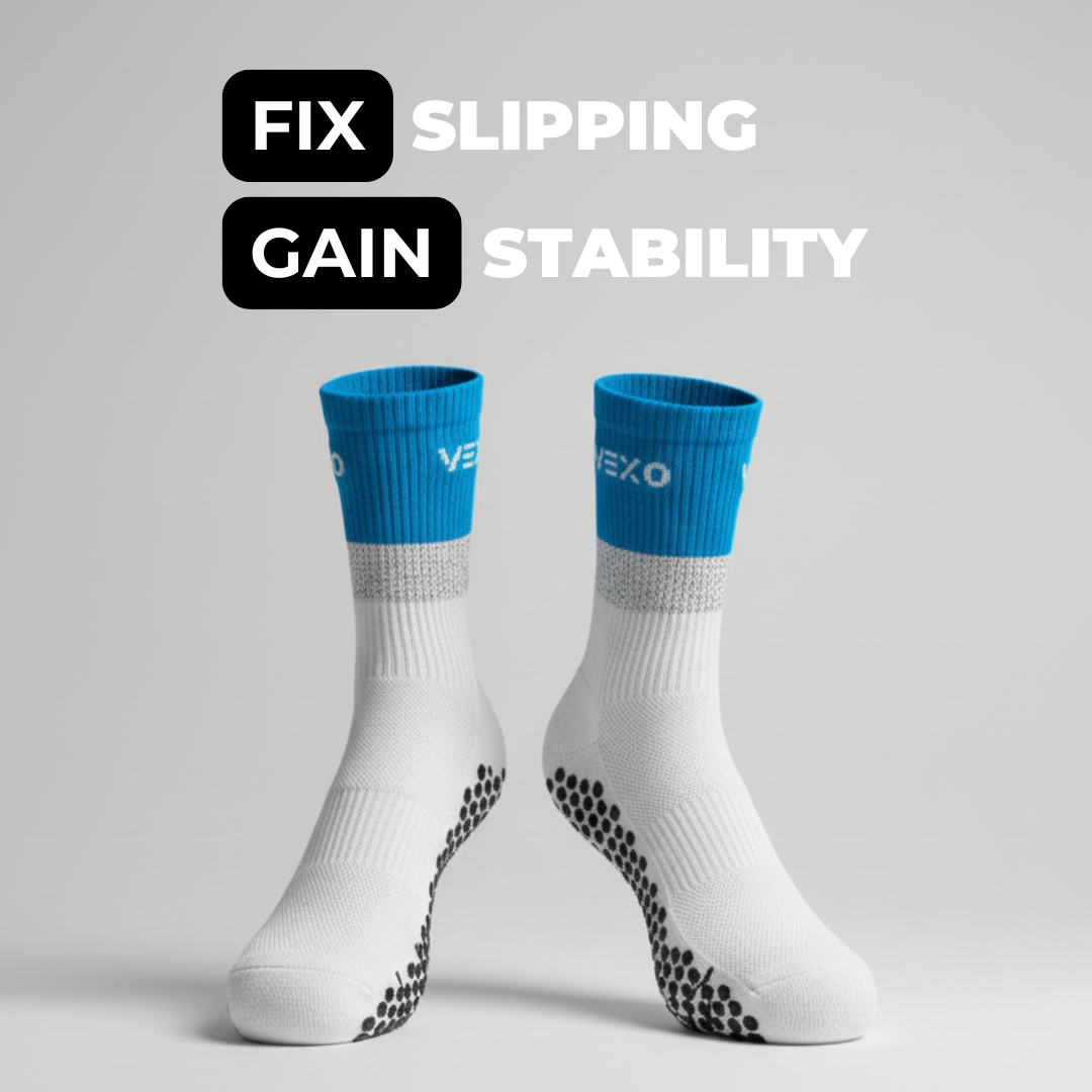 Vexo CourtGrip Tennis Socks 2-Pack
