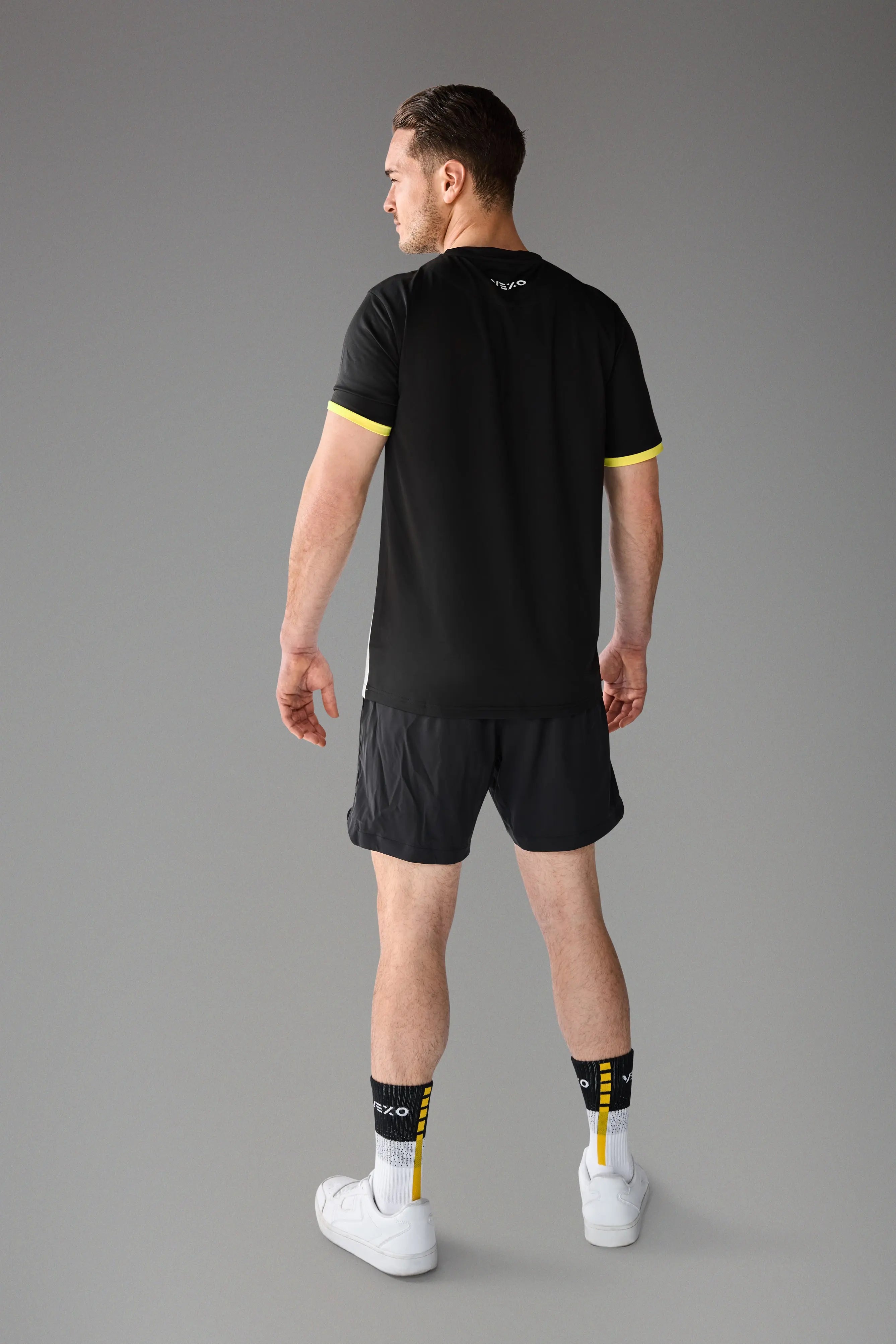 Vexo PrimeFit Match Tee – high-performance tennis t-shirt with a fitted design, breathable DryFit fabric, and lightweight feel for optimal comfort on court.