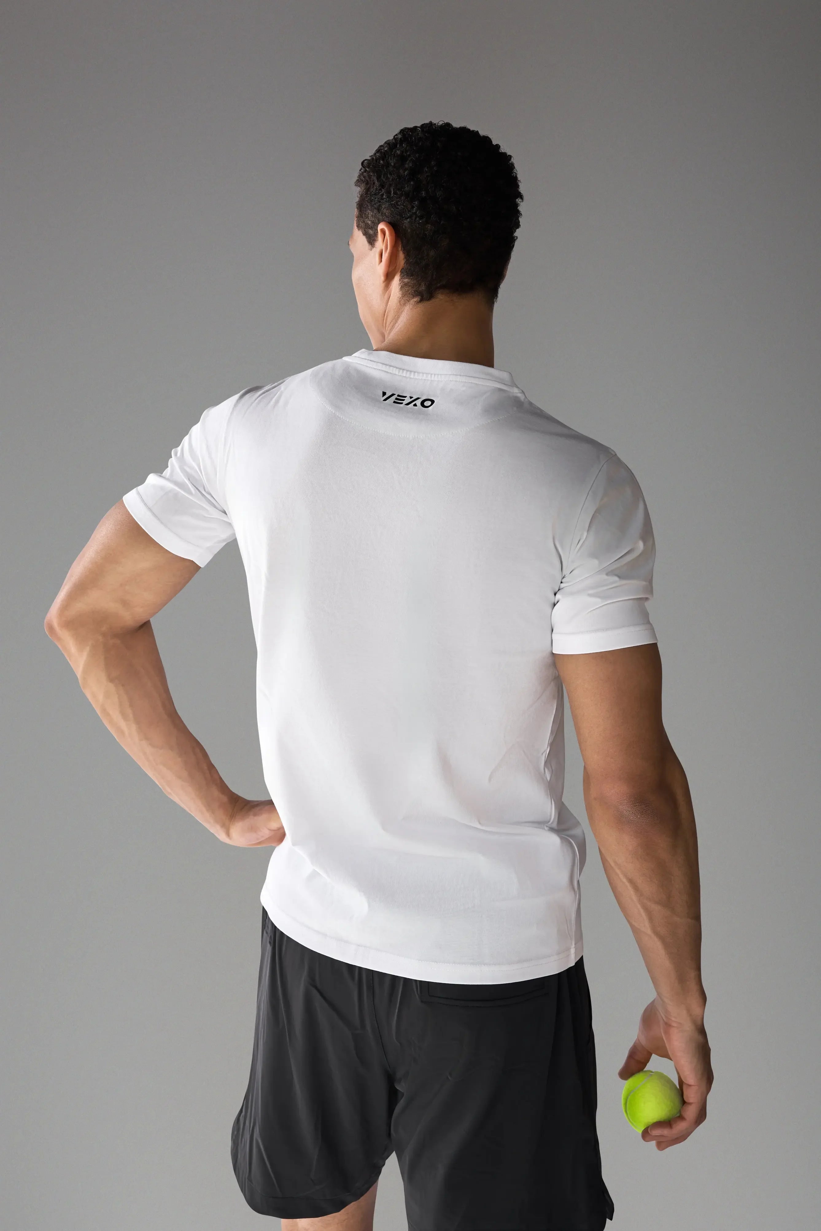 Vexo TrainWell Training T-Shirt – breathable, moisture-wicking athletic shirt designed for high-performance training with a soft, comfortable fit.